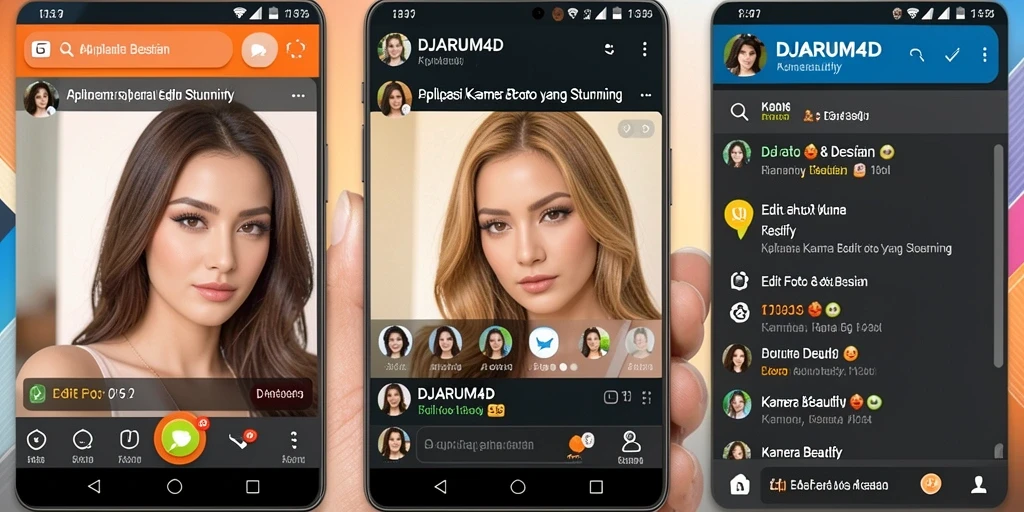 Antarmuka DJARUM4D yang memukau untuk pengeditan foto.