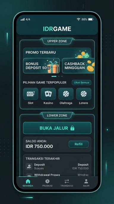Tampilan link alternatif idrgame